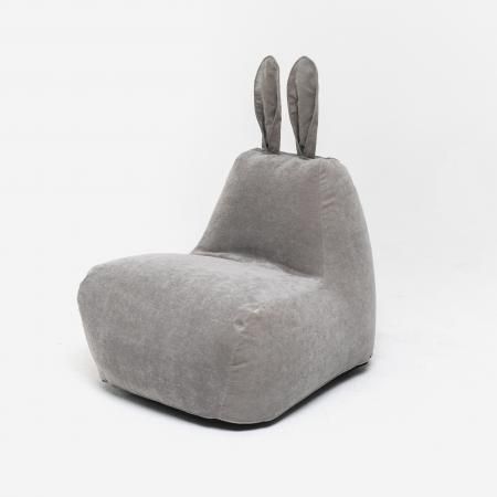 Пуф заяц Big в велюре Пуф заяц Big в велюре | Мастерская бескаркасной мебели KRESLO