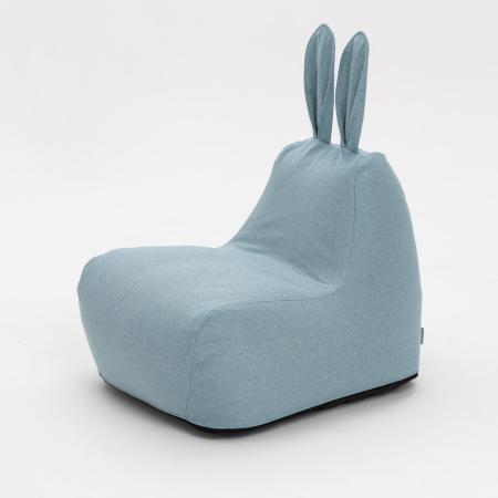 Пуф заяц Small в рогожке Пуф заяц Small в рогожке | Мастерская бескаркасной мебели KRESLO