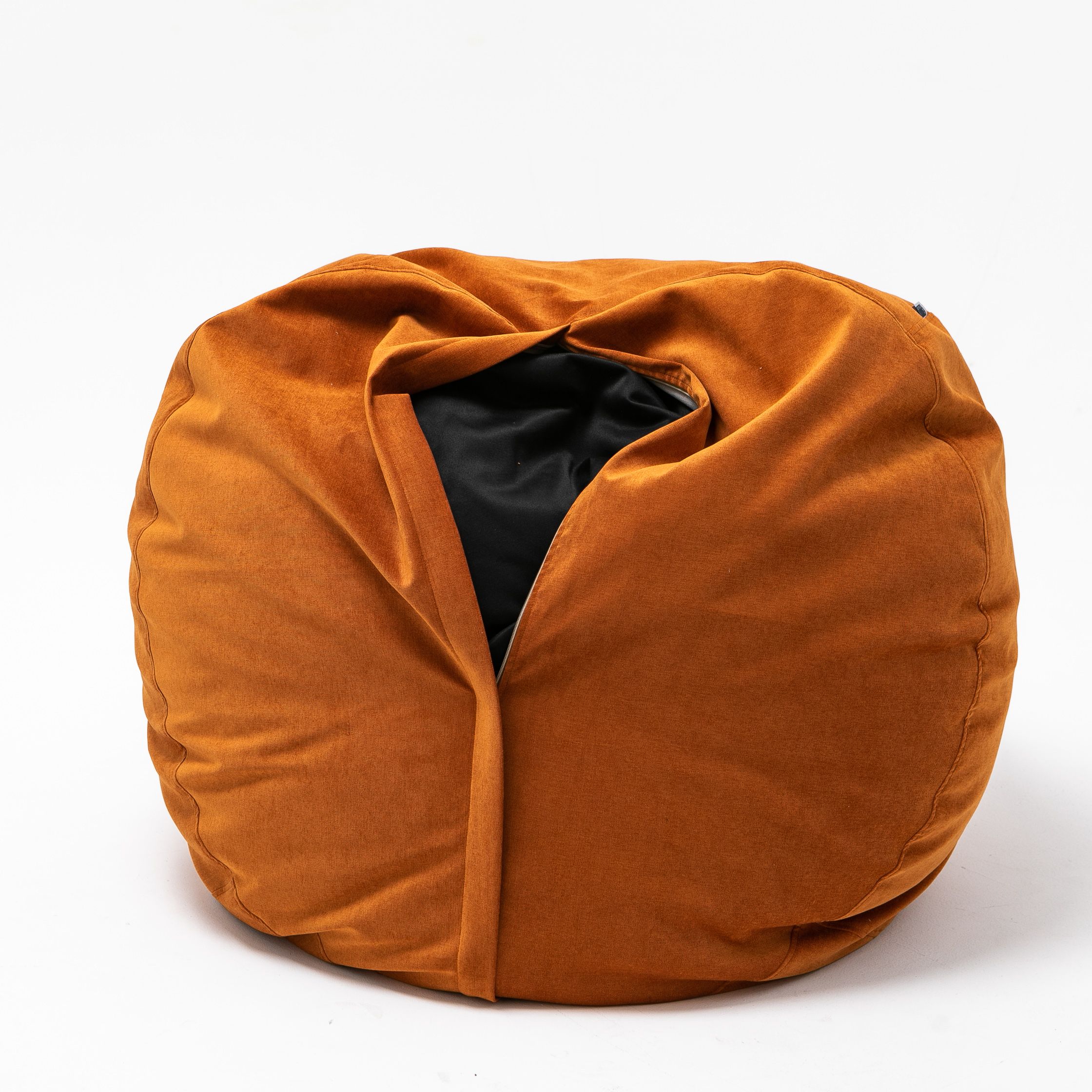 Кресло-мешок «Латте» в велюре, размер L | Мастерская бескаркасной мебели KRESLO