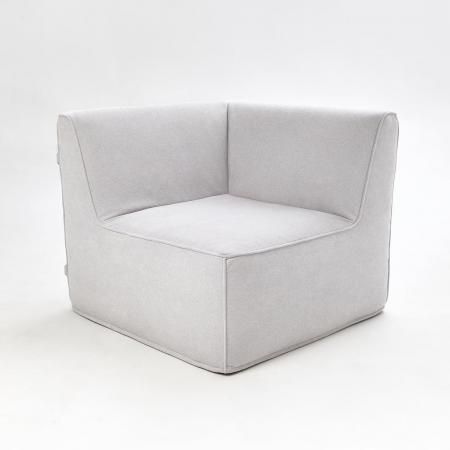 Модульное угловое кресло CUBE c цельной спинкой Модульное угловое кресло CUBE c цельной спинкой | Мастерская бескаркасной мебели KRESLO