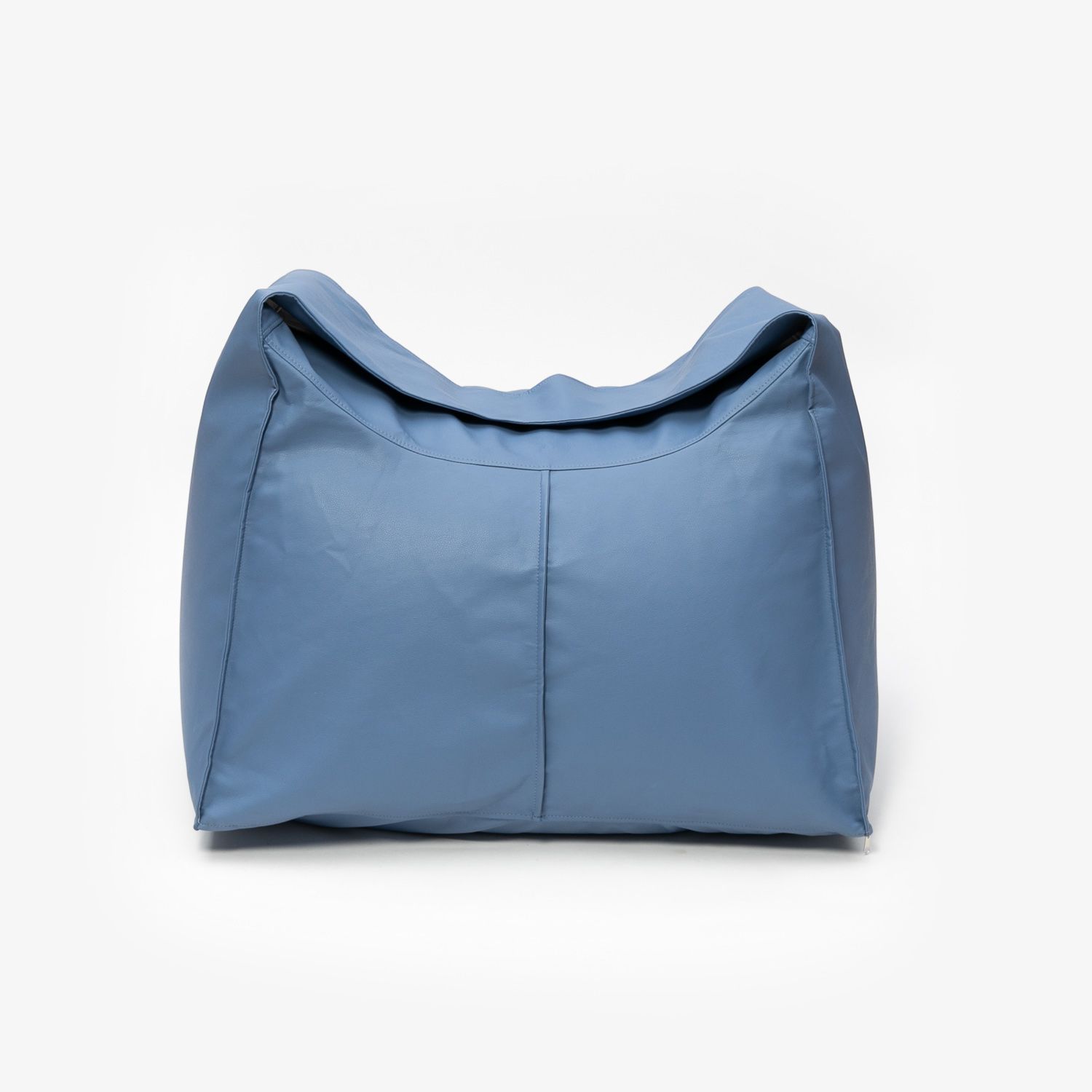 Пуф-сумка из экокожи | Мастерская бескаркасной мебели KRESLO