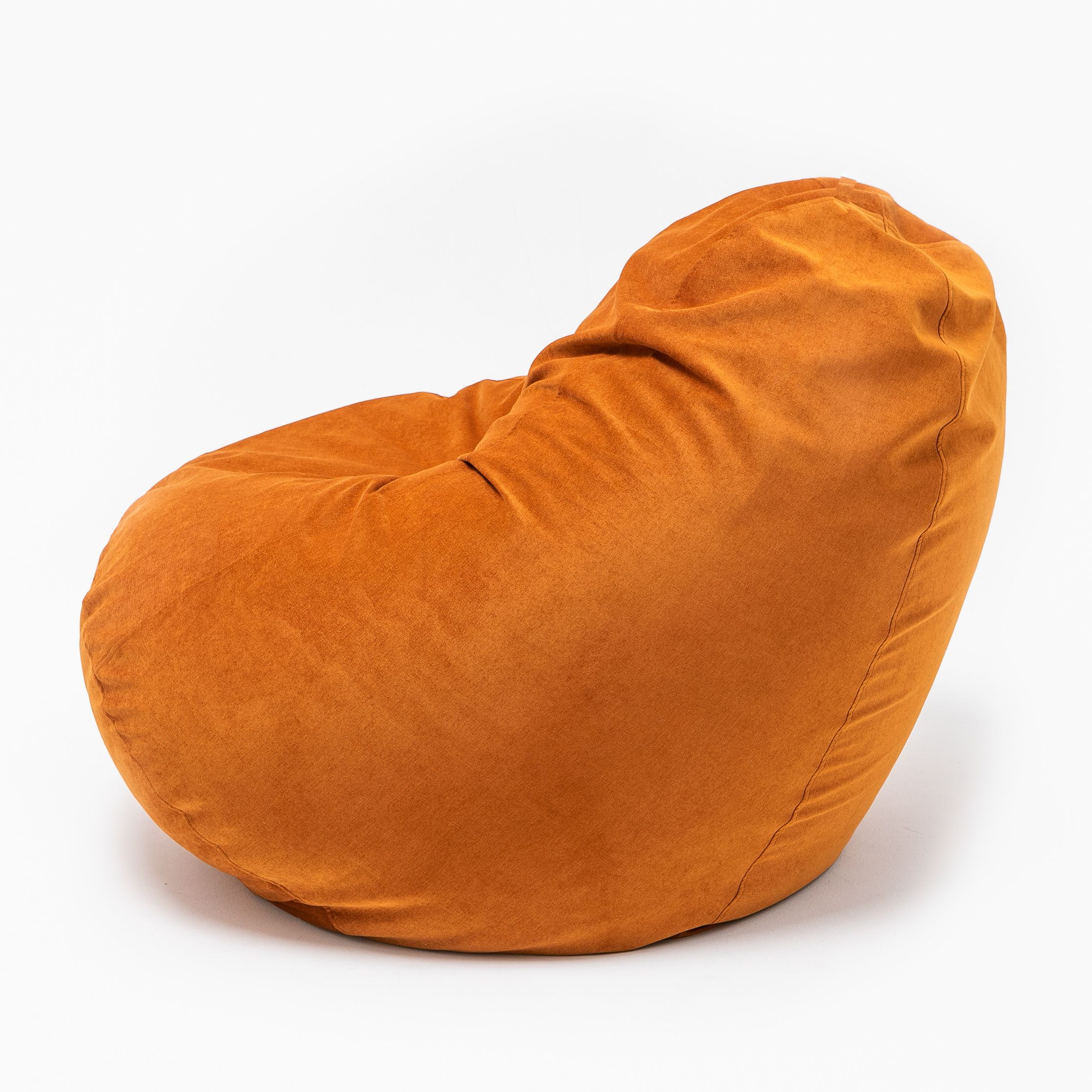 Кресло-мешок «Латте» в велюре, размер L | Мастерская бескаркасной мебели KRESLO