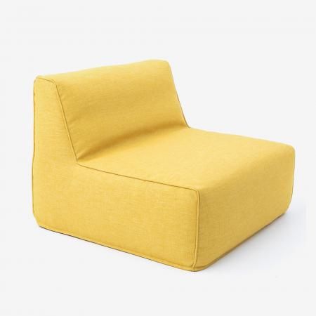 Модульное кресло в плотной рогожке | Мастерская бескаркасной мебели KRESLO