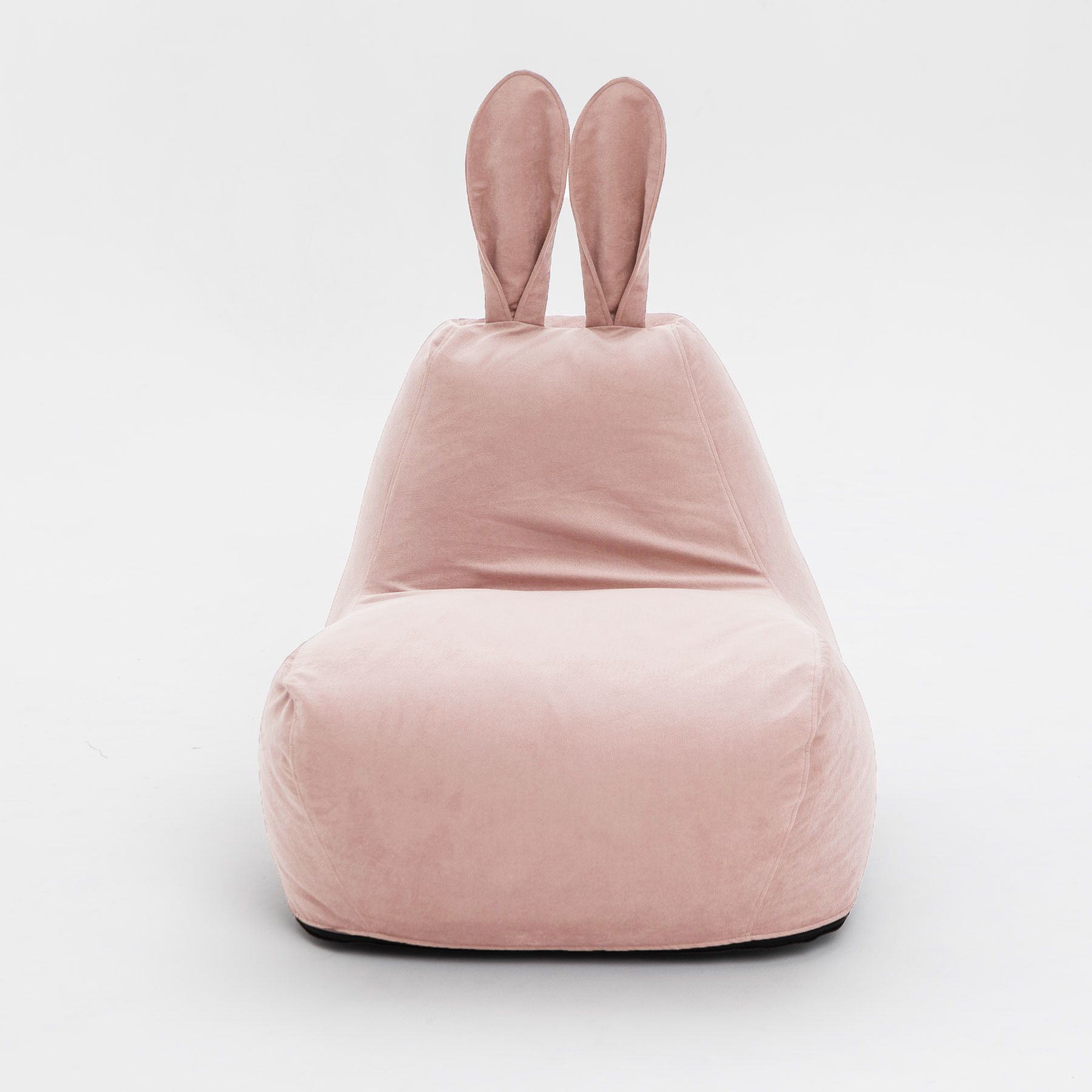 Пуф заяц Small в фактурном велюре | Мастерская бескаркасной мебели KRESLO