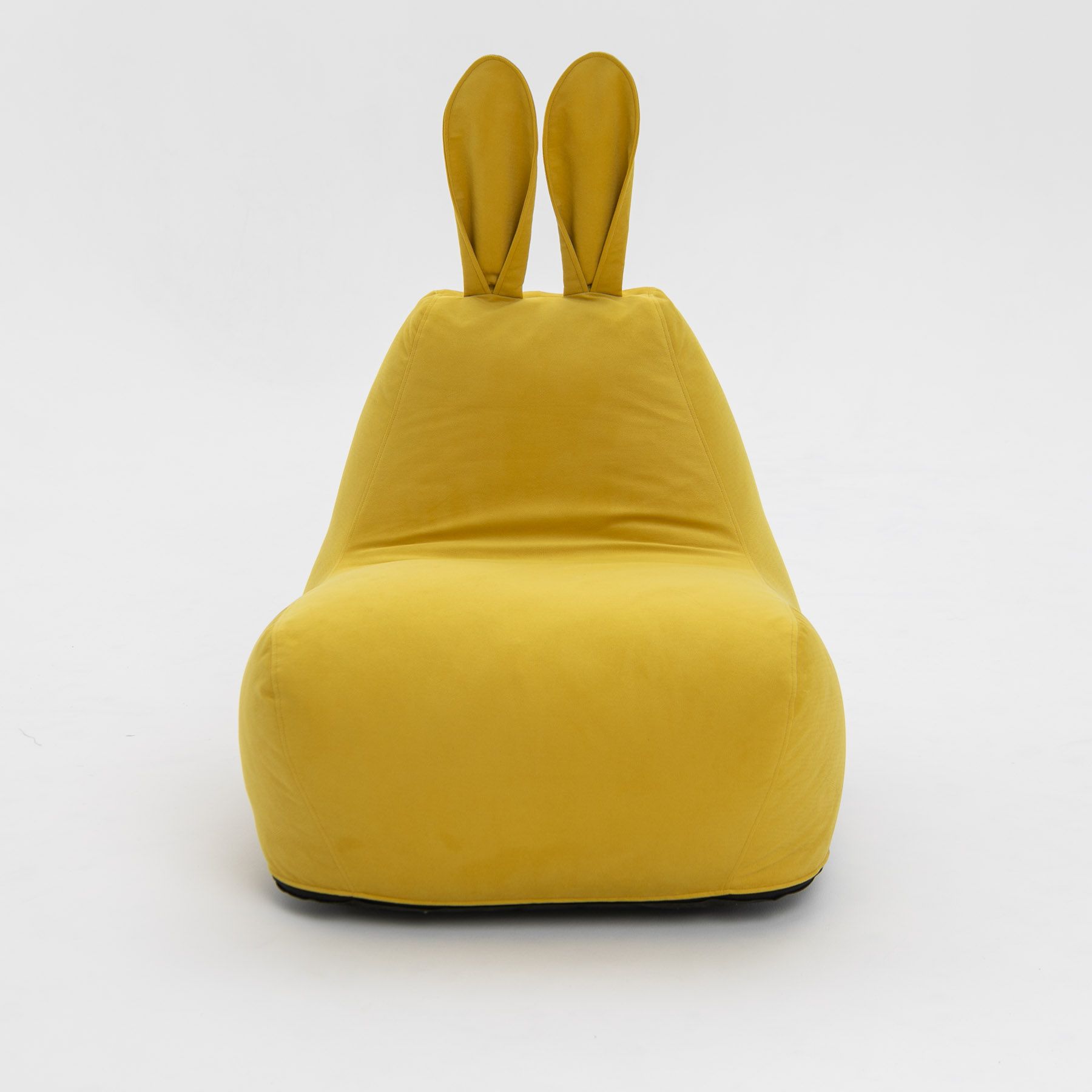 Пуф заяц Small в фактурном велюре | Мастерская бескаркасной мебели KRESLO