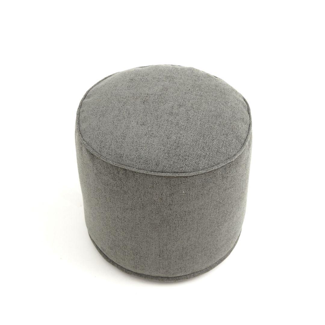 Пуф-цилиндр в рогожке Пуф-цилиндр в рогожке | Мастерская бескаркасной мебели KRESLO