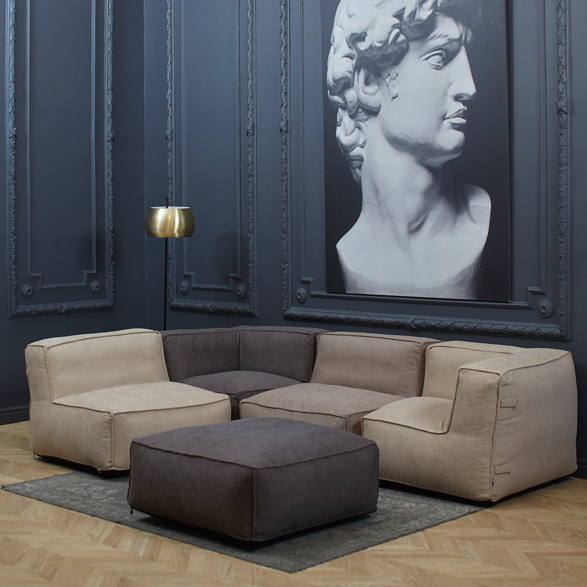 Угловое модульное кресло Casual | Мастерская бескаркасной мебели KRESLO