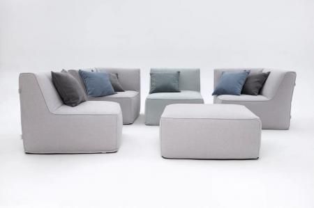 Модульный диван CUBE с цельными спинками Модульный диван CUBE с цельными спинками | Мастерская бескаркасной мебели KRESLO