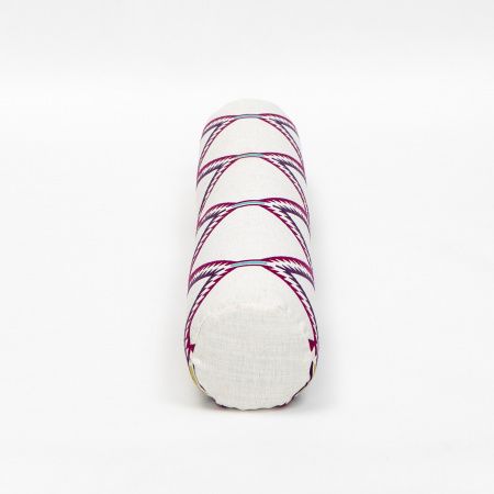 Ортопедическая подушка-валик Purple Geometry | Мастерская бескаркасной мебели KRESLO