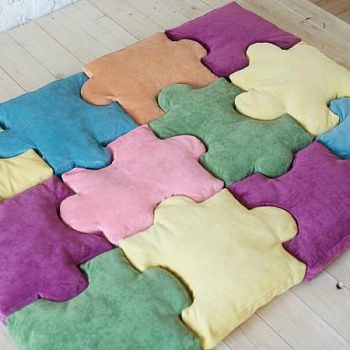 Матрас «Пазлы» для детской (12 элементов) | Мастерская бескаркасной мебели KRESLO