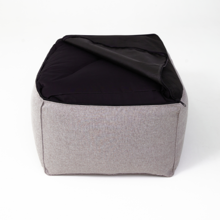 Бескаркасный прямоугольный пуф-банкетка | Мастерская бескаркасной мебели KRESLO