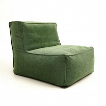 Модульное кресло с прямой спинкой в велюре