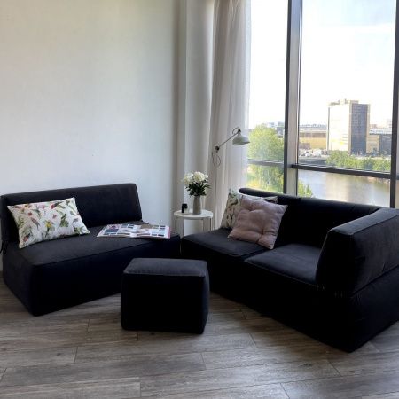 Модульный набор CUBE cо съемными спинками | Мастерская бескаркасной мебели KRESLO