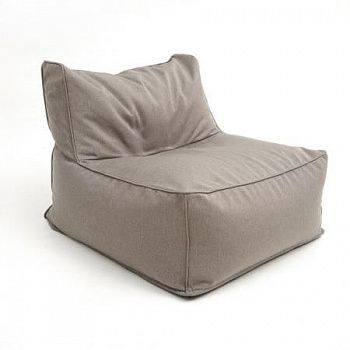 Бескаркасное кресло SOFT CUBE в рогожке | Мастерская бескаркасной мебели KRESLO