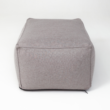 Бескаркасный прямоугольный пуф-банкетка | Мастерская бескаркасной мебели KRESLO