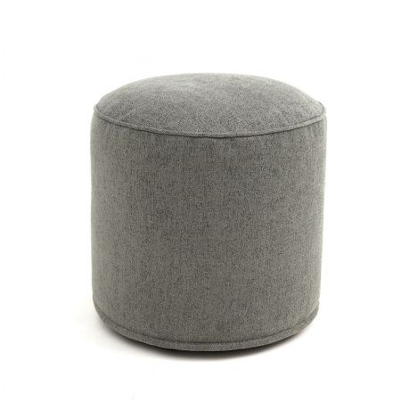 Пуф-цилиндр в рогожке | Мастерская бескаркасной мебели KRESLO