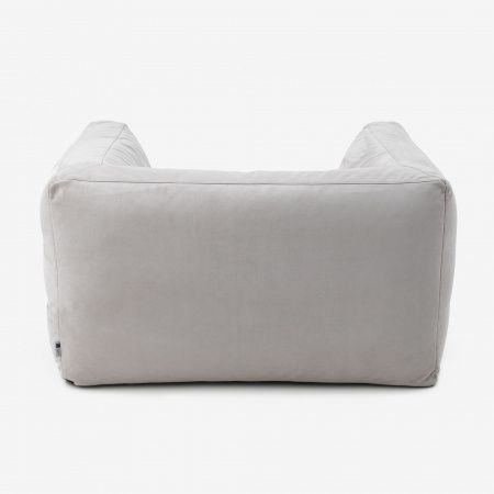 Кресло с двумя подлокотниками DORINO в велюре | Мастерская бескаркасной мебели KRESLO