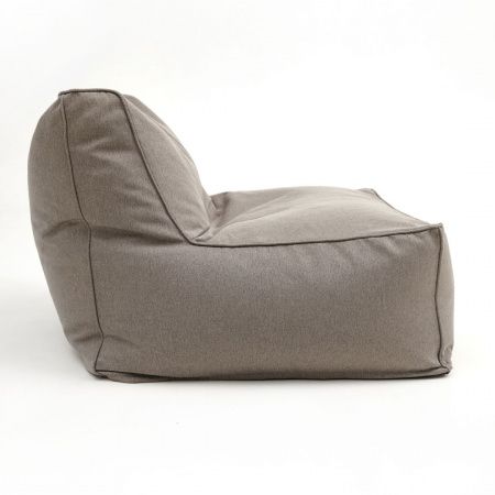 Бескаркасное кресло SOFT CUBE в рогожке | Мастерская бескаркасной мебели KRESLO