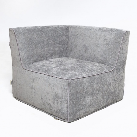 Модульный диван CUBE c лежаком | Мастерская бескаркасной мебели KRESLO