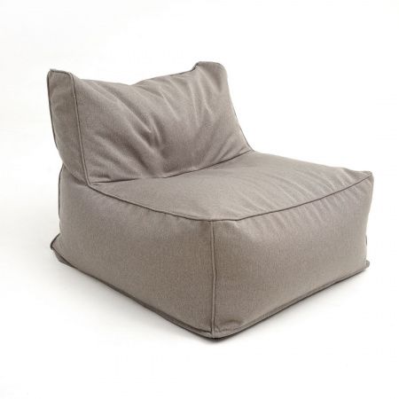 Бескаркасное кресло SOFT CUBE в рогожке | Мастерская бескаркасной мебели KRESLO