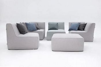 Модульный диван CUBE с цельными спинками | Мастерская бескаркасной мебели KRESLO