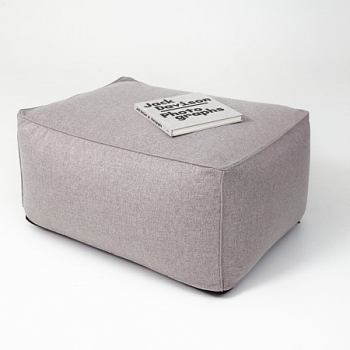 Бескаркасный прямоугольный пуф-банкетка | Мастерская бескаркасной мебели KRESLO